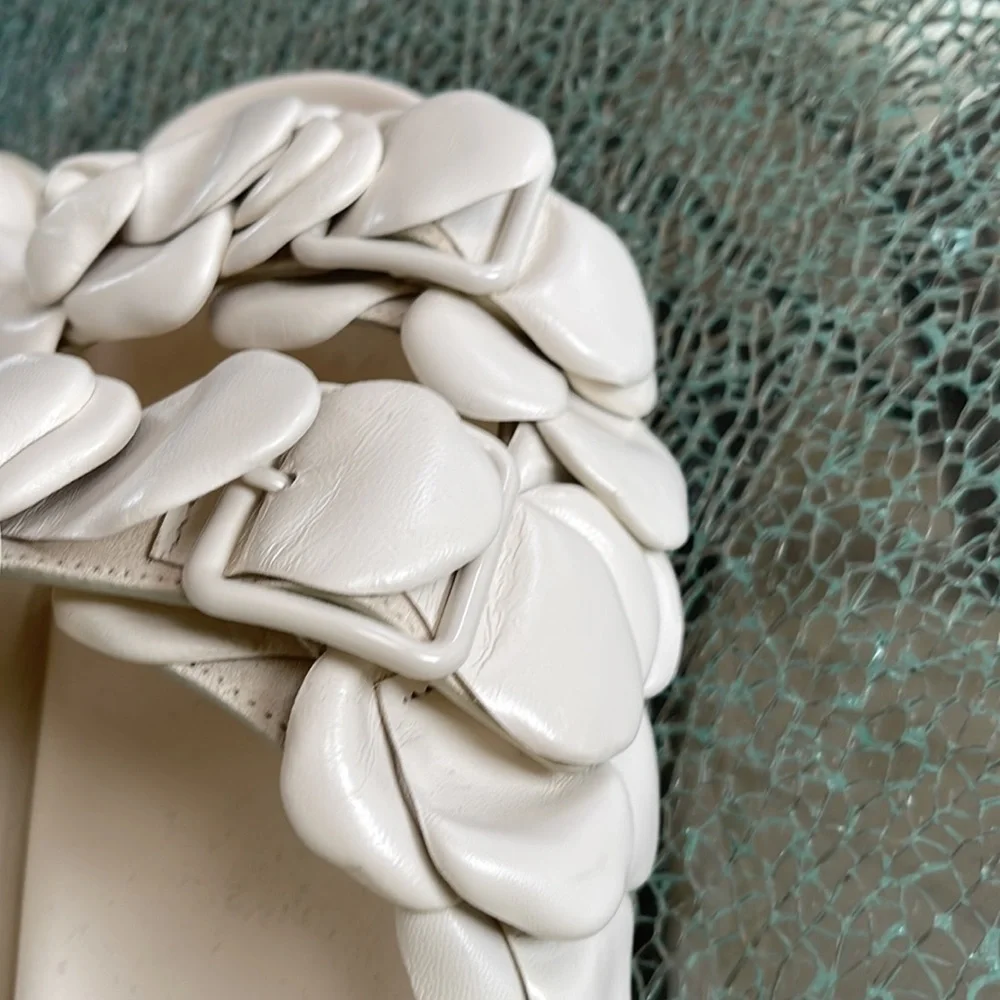 VALENTINO GERAVANI Rose Edition Atelier Petal Slide w/Box and Dustbag - Picture 7 of 15